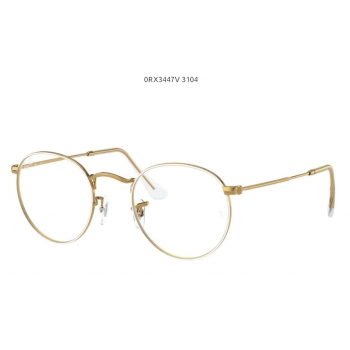 Ray-Ban® 0RX 3447V 3104 ROUND METAL